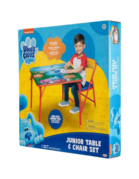Conjunto de Mesa y Sillas Plegables JAKKS Pacific Blue's Clues