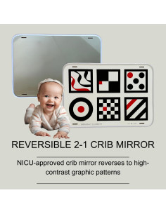 Espejo Grande para Bebés Genius Baby Toys - Irrompible 40.64x30.48cm 2