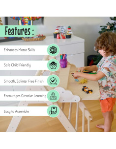 Triángulo de Escalada Montessori Kidodido Plegable 91.4x69.9 cm 2