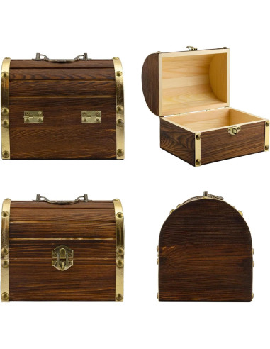 Cofre del Tesoro Pirata Attatoy con 240 Gemas Acrílicas