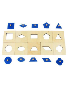 Juguete de Cognición DANNI Montessori Geometría Madera 3+