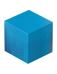 Bloques de Base Diez hand2mind - Juego de Matemáticas 1 Cubo