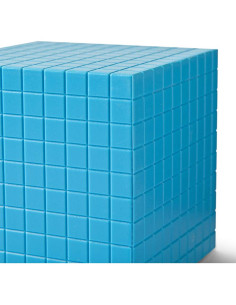 Bloques de Base Diez hand2mind - Juego de Matemáticas 1 Cubo 2