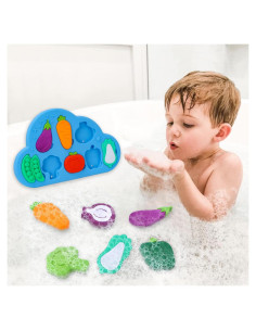 Juguetes de Baño Flotantes Silicona Lomagti 8 Verduras 220g