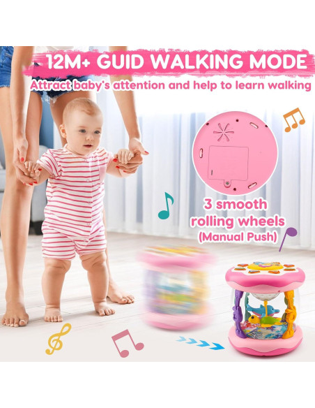 Juguete Musical Proyector Oceánico Tsomtto para Bebés 0-12 Meses Juguete Musical Proyector Oceánico Tsomtto para Bebés 0-12 Meses