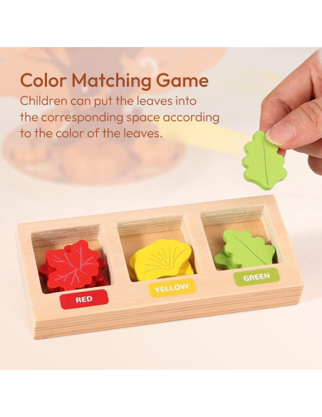 Juguete Montessori Woodtoe Recolección de Calabazas 36 PCS Juguete Montessori Woodtoe Recolección de Calabazas 36 PCS