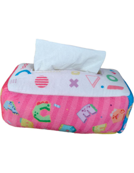 Juguete de Caja de Tejidos Montessori KALASU 19 cm 6-12 meses Juguete de Caja de Tejidos Montessori KALASU 19 cm 6-12 meses