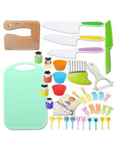 Juego de cuchillos seguros para niños Ielek - 6 piezas