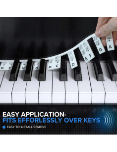 Etiquetas de Notas para Piano H&M Sound Mart - Adhesivo Removible 2