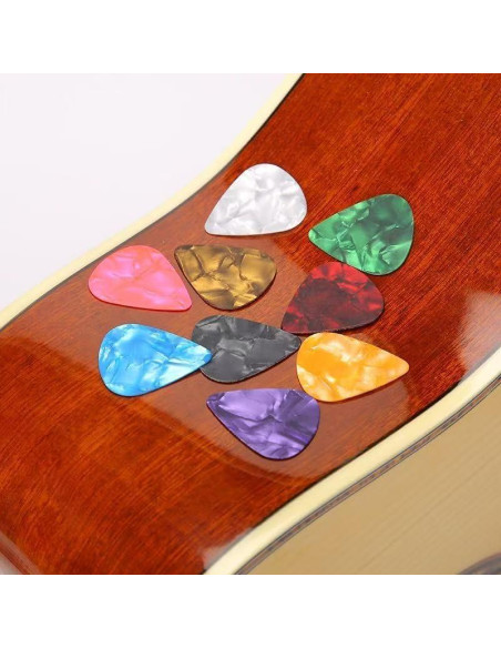 21 Púas de Guitarra Forebile con Caja Organizadora - 3 Grosores