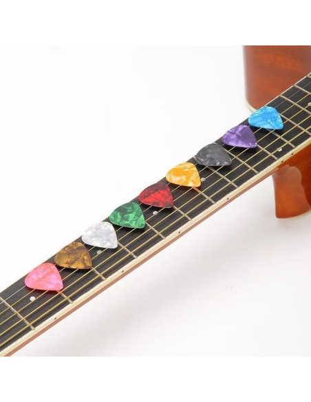 21 Púas de Guitarra Forebile con Caja Organizadora - 3 Grosores