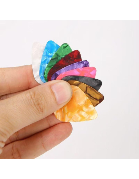 21 Púas de Guitarra Forebile con Caja Organizadora - 3 Grosores