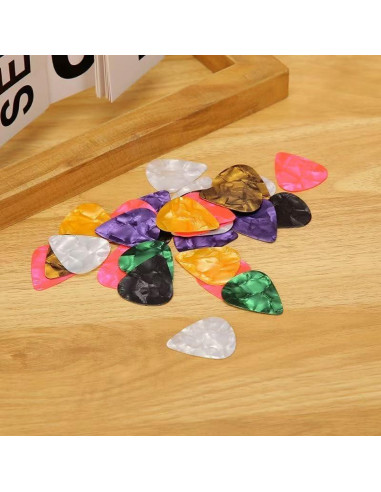 21 Púas de Guitarra Forebile con Caja Organizadora - 3 Grosores