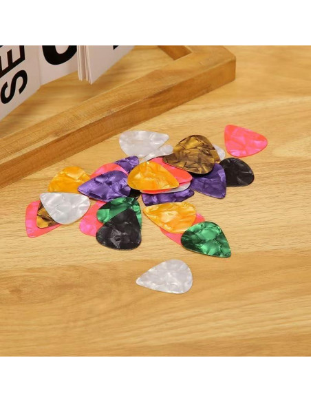 21 Púas de Guitarra Forebile con Caja Organizadora - 3 Grosores