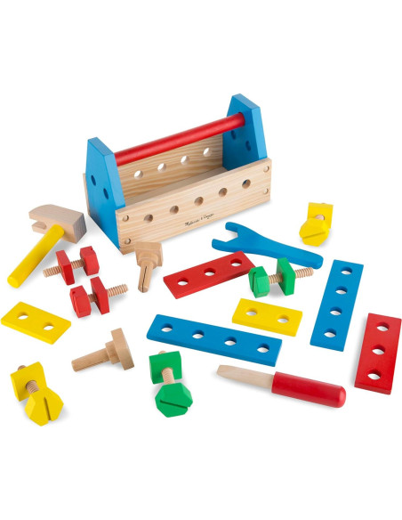 Kit de Herramientas Portátil Melissa & Doug 24 Piezas Madera