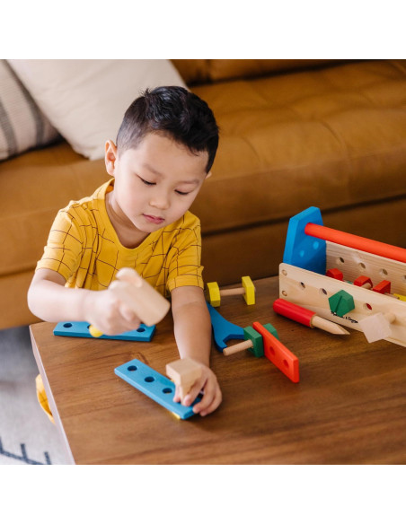 Kit de Herramientas Portátil Melissa & Doug 24 Piezas Madera