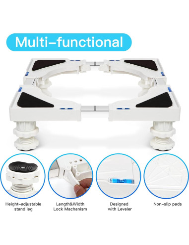 Soporte Ajustable Nefish para Mini Refrigerador y Electrodomésticos