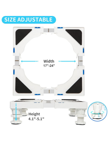 Soporte Ajustable Nefish para Mini Refrigerador y Electrodomésticos