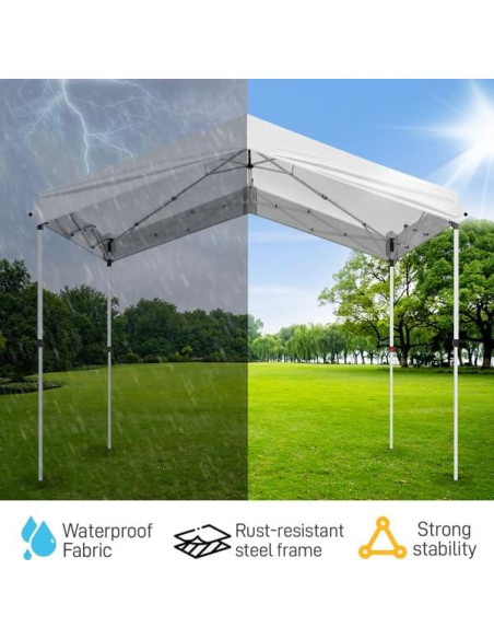 Carpa Pop Up 3x3m Genérico Instantánea para Eventos y Jardín