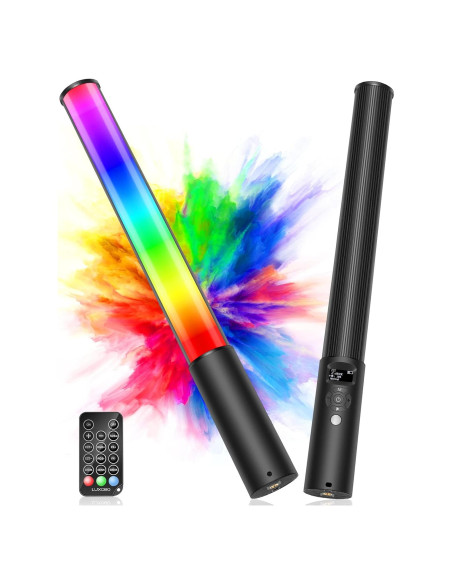 Varita de Luz LED RGB Leshiou P400S Portátil 2500K-6500K