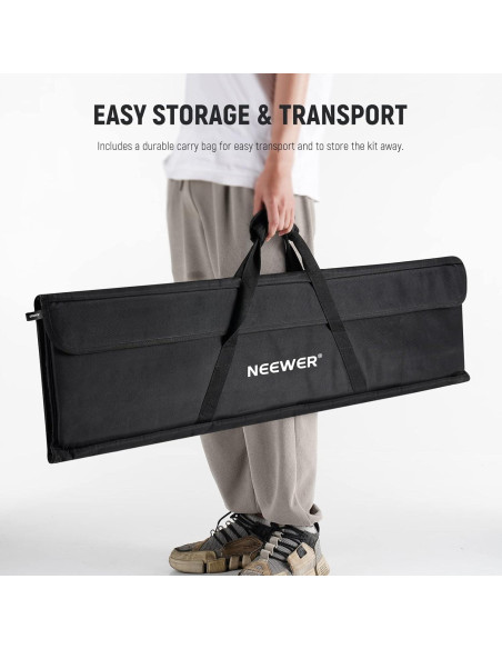 Kit de Bandera Plegable 5-en-1 NEEWER 60x90cm para Fotografía Kit de Bandera Plegable 5-en-1 NEEWER 60x90cm para Fotografía