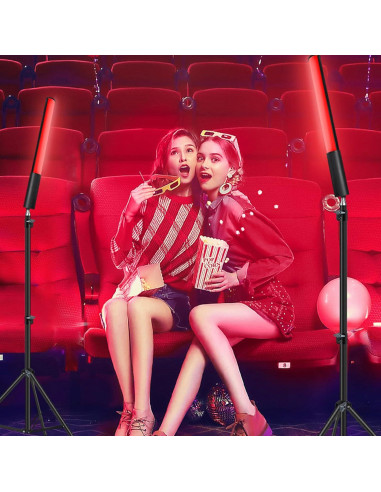 Varita de Luz LED RGB Leshiou P400S Portátil 2500K-6500K