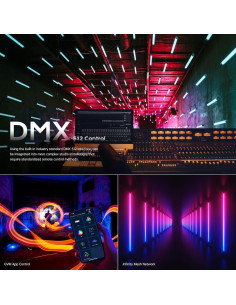 Luz de Varita RGB GVM BD25R con Softbox - 2 Paquetes 25W 2