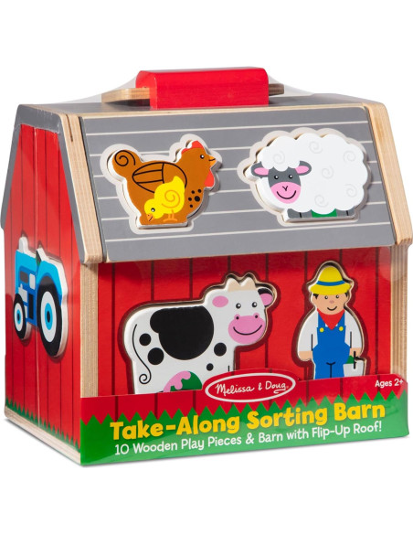 Juguete de Granero Melissa & Doug 10 Piezas para Llevar