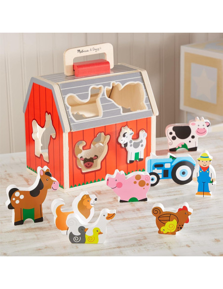 Juguete de Granero Melissa & Doug 10 Piezas para Llevar