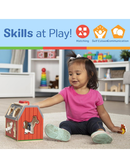 Juguete de Granero Melissa & Doug 10 Piezas para Llevar