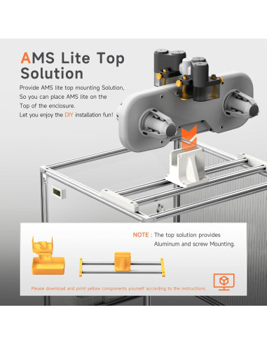 Cubierta Acrílica para Impresora 3D YOOPAI A1 Mini 47x47x47cm