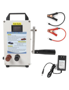 Generador de Manivela 150W MOQNISE Cargador Manual Portátil