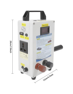 Generador de Manivela 150W MOQNISE Cargador Manual Portátil 2