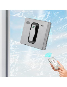 Robot Limpiador de Ventanas LIAUHO Gris Plateado 2500Pa 2