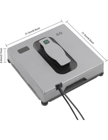 Robot Limpiador de Ventanas LIAUHO Gris Plateado 2500Pa