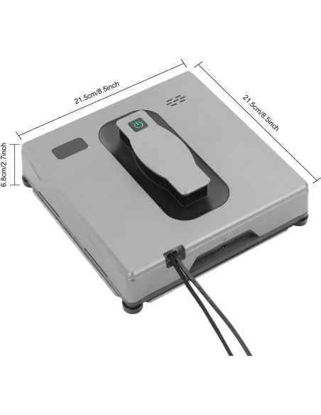 Robot Limpiador de Ventanas LIAUHO Gris Plateado 2500Pa