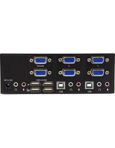 Interruptor KVM StarTech de 2 Puertos VGA Doble 1920x1200