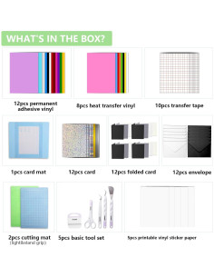 Kit de Accesorios HAWERSI para Cricut Joy Xtra - 79 Piezas 2