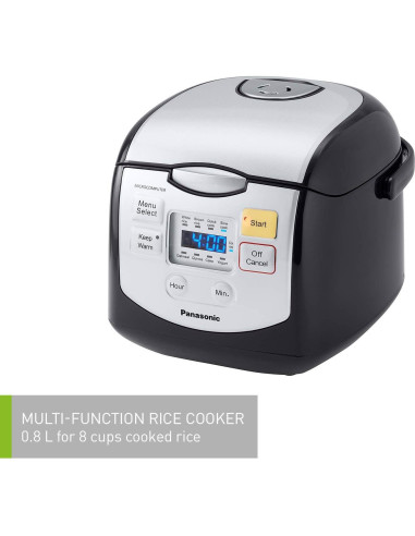 Olla Arrocera Panasonic SR-ZC075K 4 Tazas Anti-Adherente