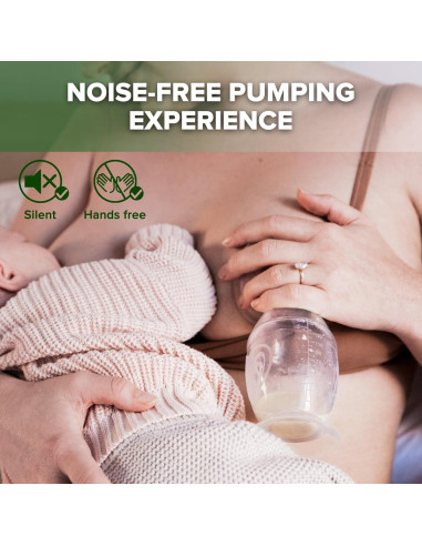 Bomba de Pecho Manual Haakaa 150ml + Colector Ladybug 75ml