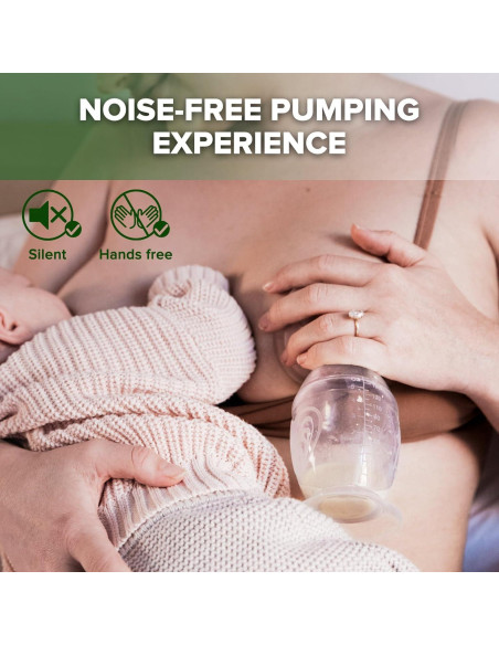 Bomba de Pecho Manual Haakaa 150ml + Colector Ladybug 75ml