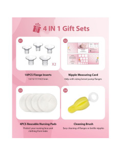 Kit de Insertos de Brida 10 Piezas BALIME + Almohadillas 2