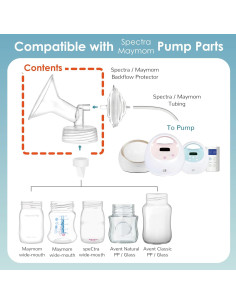 Flanges Maymom 19 mm para Bomba Spectra S1/S2 - 2 Piezas 2