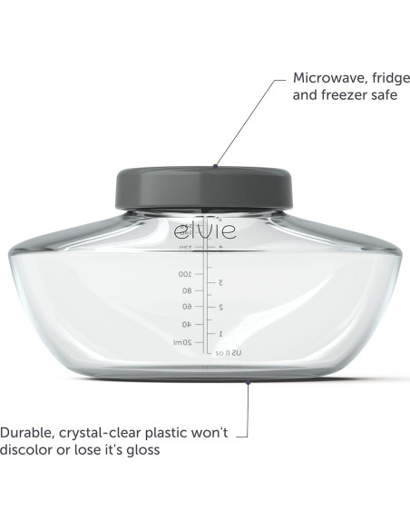 Botellas de Almacenamiento de Leche Materna Elvie - 3 Unidades - Libre de BPA
