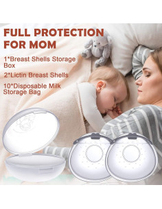 Colector de Leche Materna Lictin 70ml - 2 Pcs Silicona 2