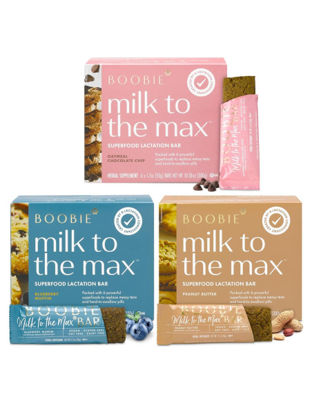 Barras de Lactancia Boobie Bar - Paquete Variado 18 Unidades