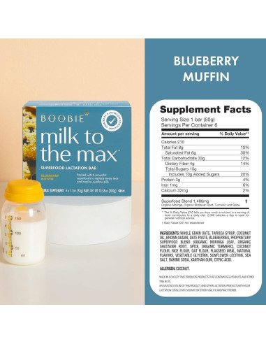 Barras de Lactancia Boobie Bar - Paquete Variado 18 Unidades