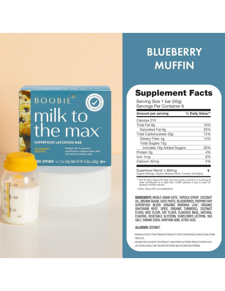 Barras de Lactancia Boobie Bar - Paquete Variado 18 Unidades