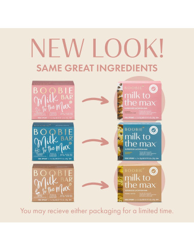 Barras de Lactancia Boobie Bar - Paquete Variado 18 Unidades