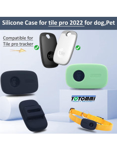 Funda de Silicona Yotommi para Tile Pro 2022/2024 - Verde/Negro 2